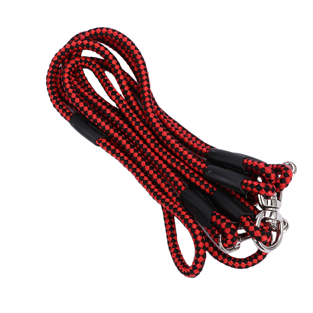 Heavy Duty 3 Way Dog Coupler Leash Splitter Triple No Tangle Nylon Pet Leash For Walking Three Dogs 3 In 1 Traction Rope