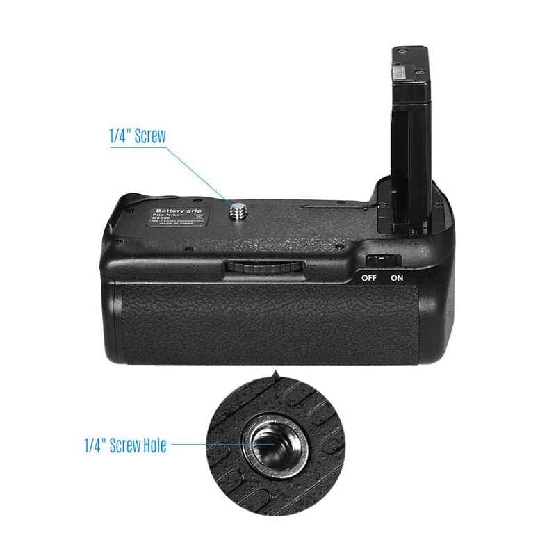 Vertical Battery Grip Houder voor Nikon D5500 D5600 Dslr Camera En-El 14 Batterij Aangedreven met Ir Afstandsbediening