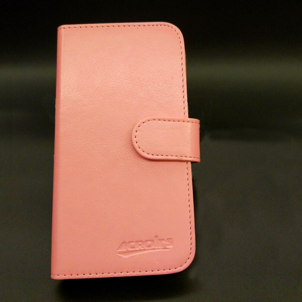 Motorola Moto E3 Case 5 "Nieuw! 6 Kleuren Luxe Lederen Beschermende Speciale Telefoonhoes Creditcard Portemonnee: Roze