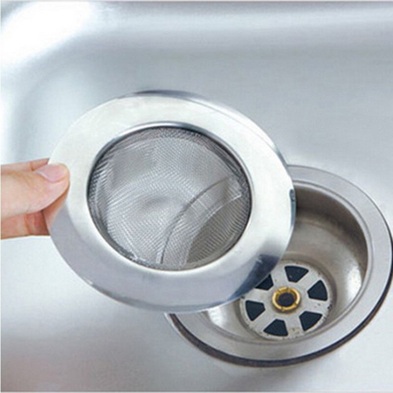 Stainless Steel Bathtub Hair Catcher Stopper Shower Drain Hole Filter Trap Kitchen Metal Sink Strainer Filter Barbed Wire