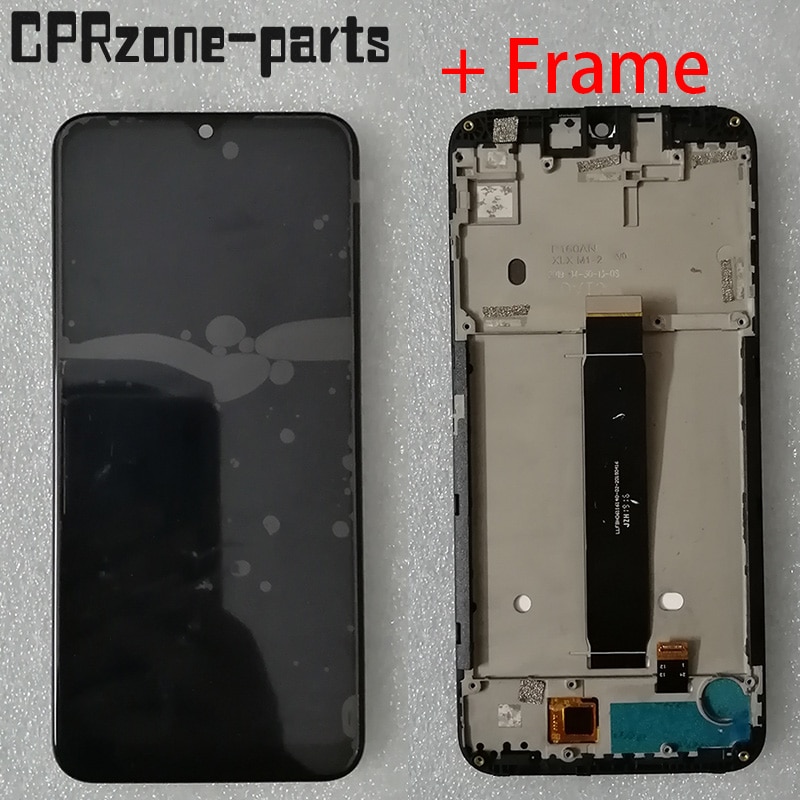 6.1" Black with Frame For Motorola Moto E6 Plus XT2025 XT2025-1 XT2025-2 lcd display with touch screen digitizer sensor assembly