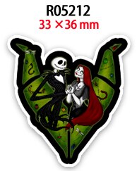 Vlakke hars flatback halloween 30 stuks/partij acryl harsen bedrukt voor doe-het-zelf decoratie: R05212