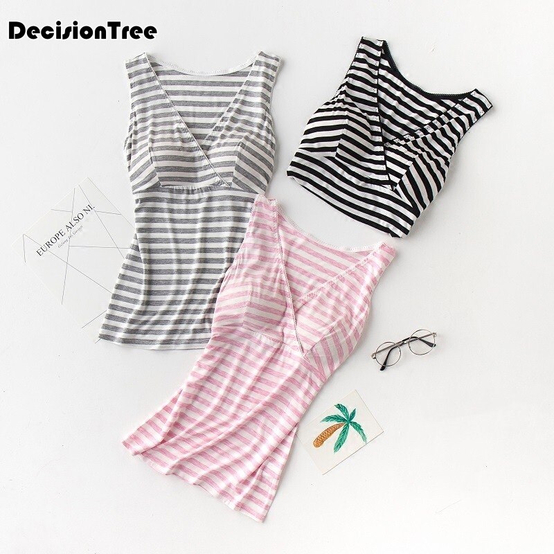 sleeveless maternity clothes nursing breastfeeding tops nursing tank tops vest for pregnant women maternity camis