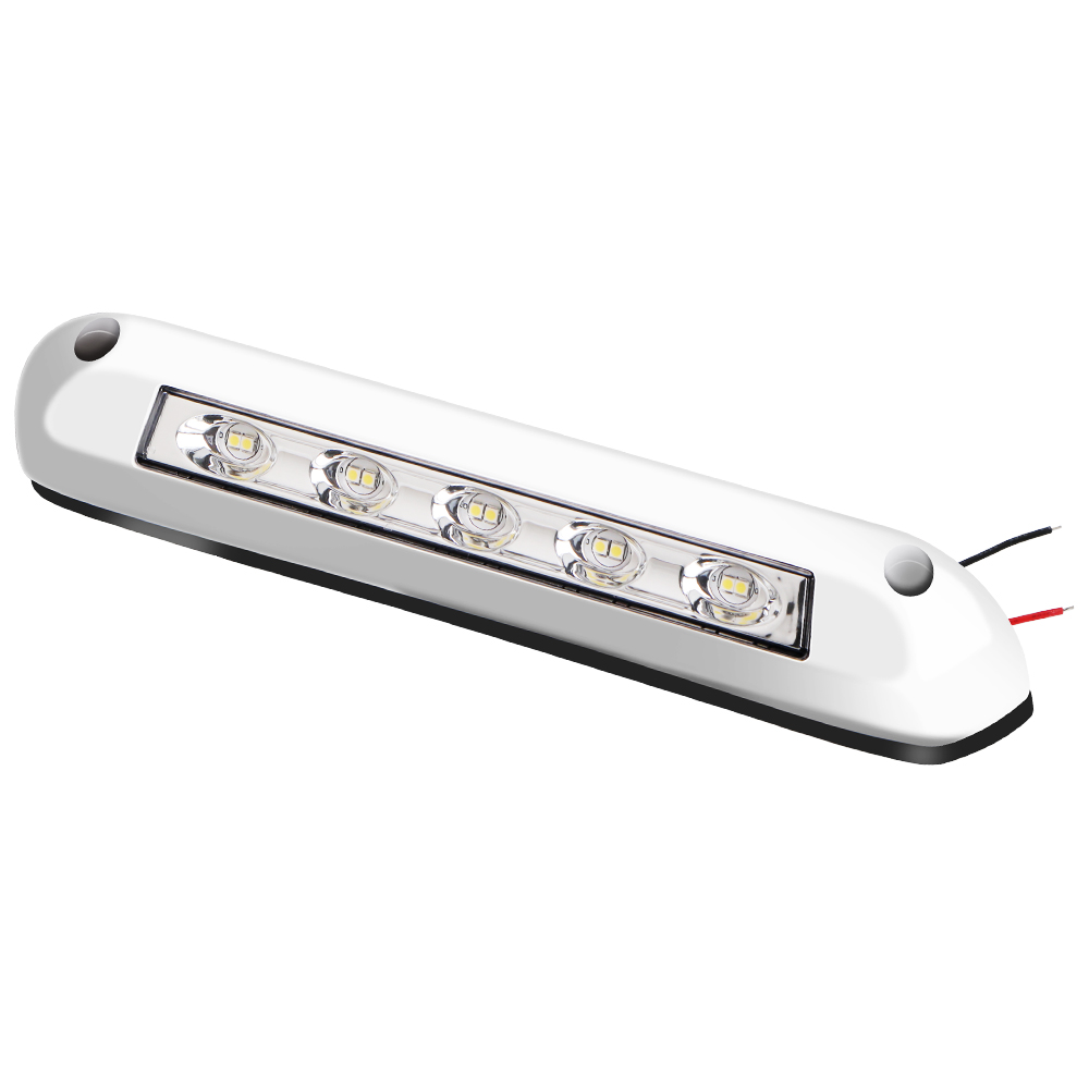 LED-luifel veranda licht 12V / 24V caravan interieur wandlampen RV bestelwagen trailer buitenlamp: WHITE