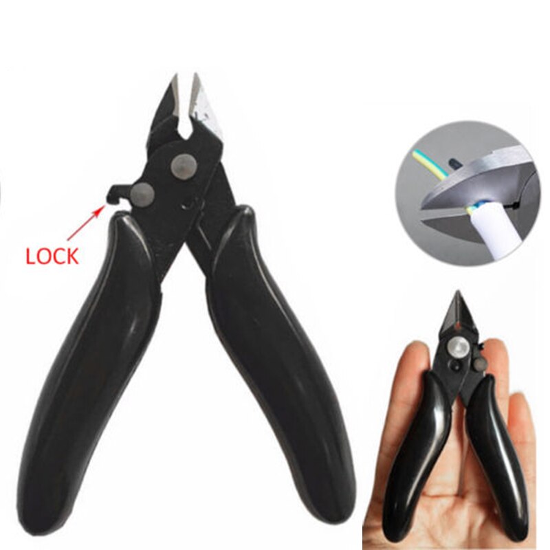 Side Snips Cutting Plier Flush Pliers Tool Black 3.5inch Wire Cable Cutter Brand Nobby Fashionable Survie Multi Tool