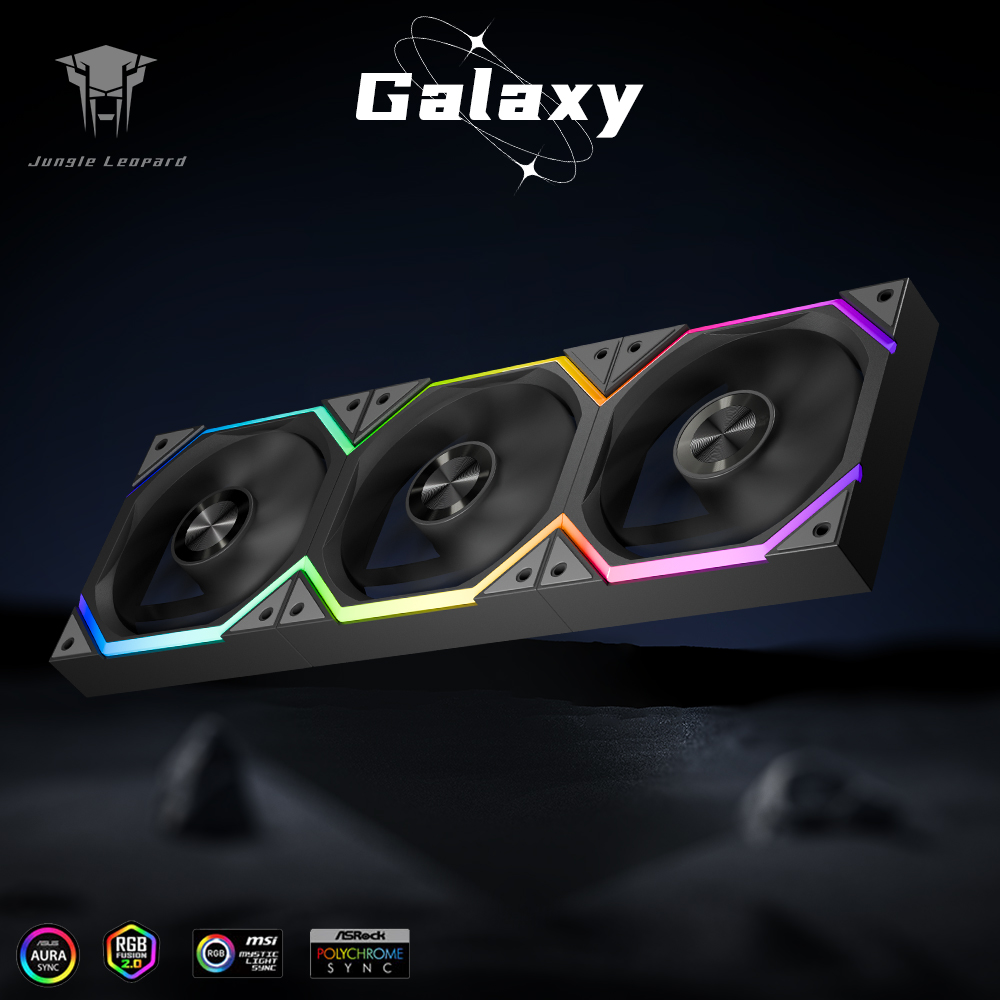 120mm ARGB Fan Infinity Mirror 5V 3PIN Aura Sync 4PIN PWM 800-2000RPM Cooler Fan Jungle Leopard Galaxy Prism XH