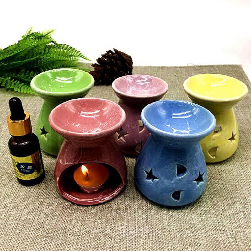 Vela horno de aromaterapia lámpara de aromaterapia horno de aceite esencial quemador romántico para el hogar decoración del hogar