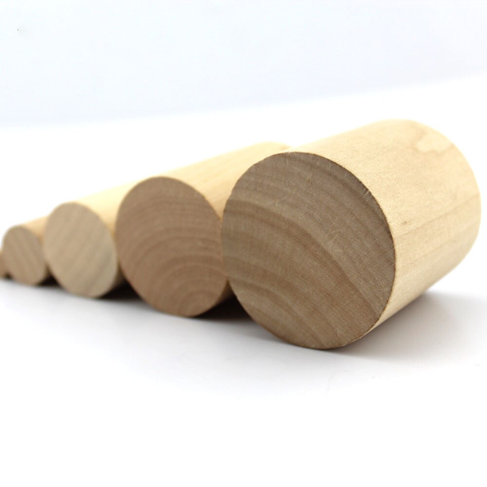 Pine column, round wood column, small round wood column, solid wood anticorrosive decoration, round stick model material DIY