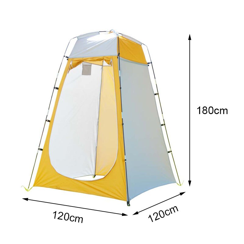 Bærbart udendørs brusebad omklædningsrum camping telt husly strand privatliv toilet telt til udendørs camping cykling