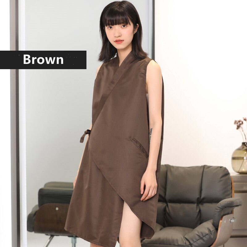 Ropa de trabajo impermeable para tienda de mascotas, uniforme de cosmetología, estilista de salón , capa de peluquería con cremallera, belleza G0831