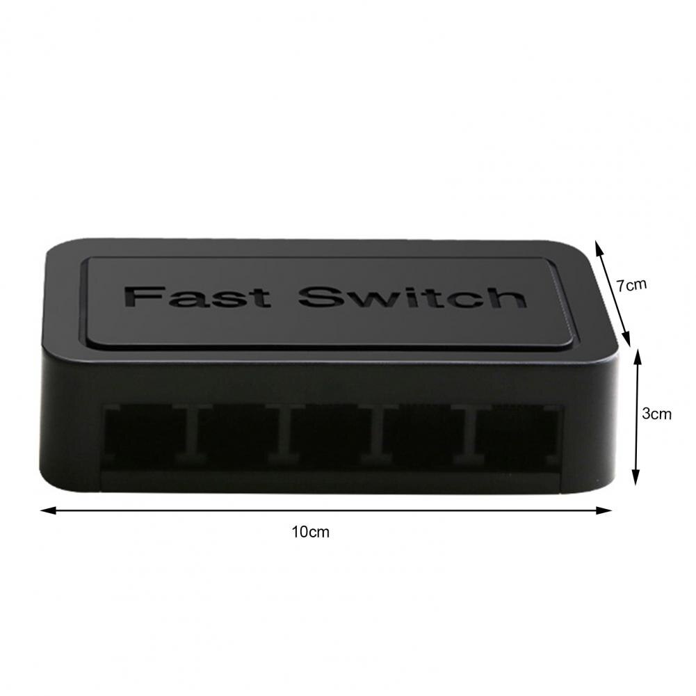 5 Port 100Mbps RJ45 LAN Network Switch Desktop Fas... – Vicedeal