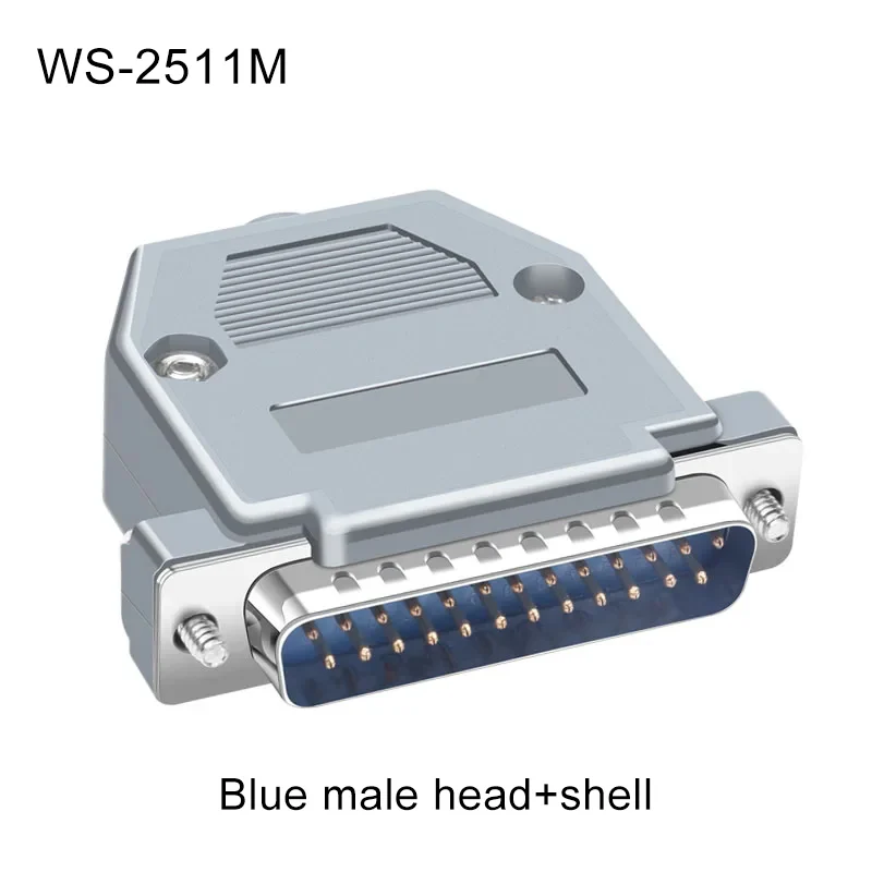 DB25 Złącze lutownicze Wtyczka dwurzędowa DB 25 Pin Pozłacana wtyczka męska żeńska Spawanie klasy przemysłowej Adapter złącza 25-pinowego: Złota