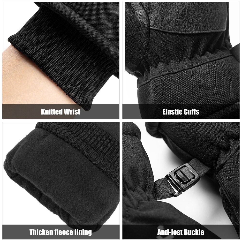 Luvas de inverno quente luvas de neve para homem e mulher
