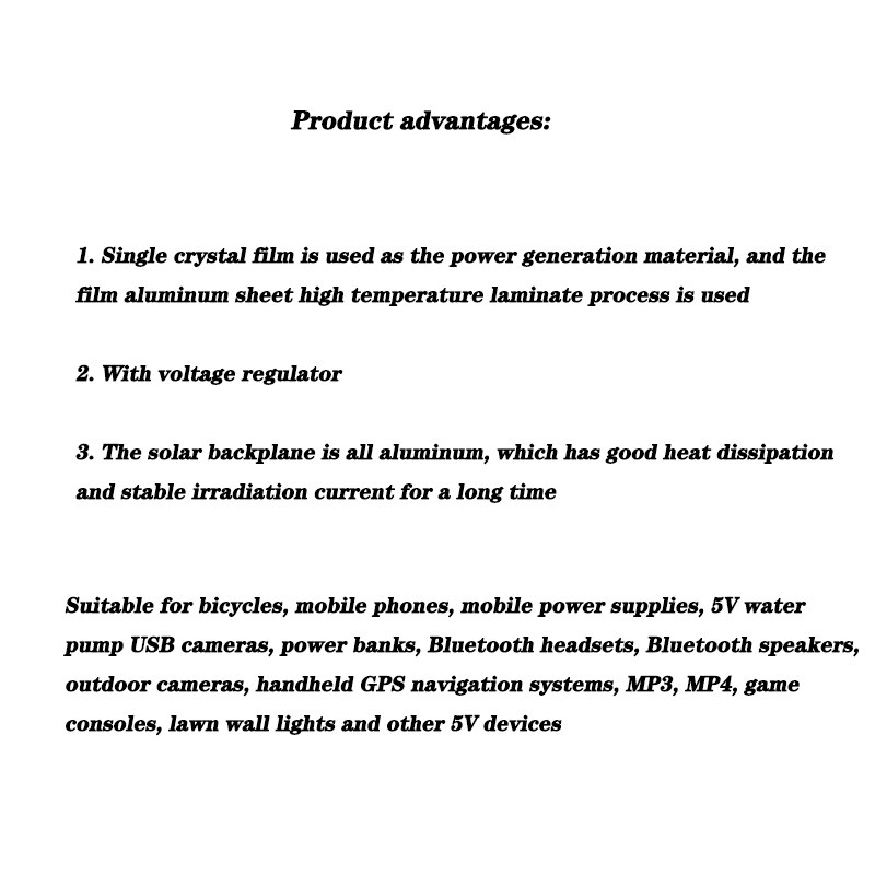 Lism Usb Charger 5V 6W Zonnepaneel Monokristallijn Silicium Zonne-energie Opladen Board Outdoor Portable Power Mobiele Telefoon Opladen