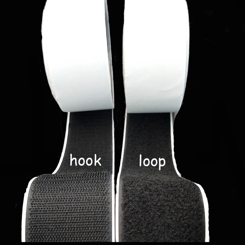 5 Meters/roll self-adhesive velcros hook and loop fastener tape adhesive velcros magic strap sticker velcros adhesive Glue DIY