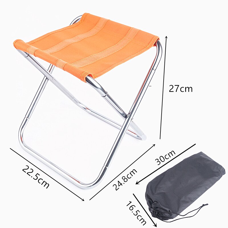 4 farben Klapp Angeln Hocker Leichte draussen Stuhl Faltbare Camping Sitze Wandern Hocker