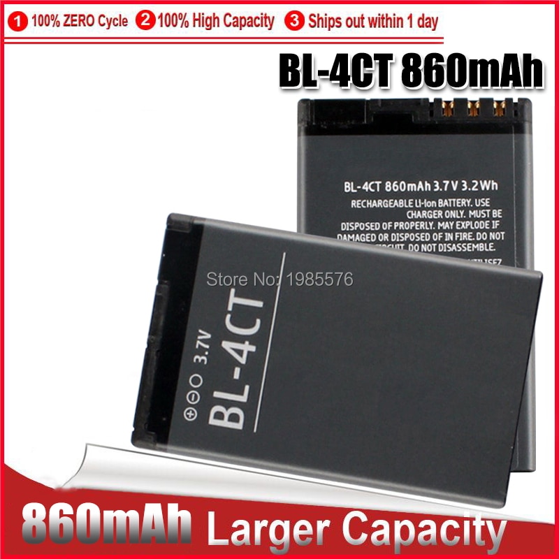 Recambio de batería de teléfono, BL-4CT BL4CT BL 4CT, para Nokia 860 5310 s 7310c 2720F 5630XM 6600F 6700 X3, 1-5 Uds.