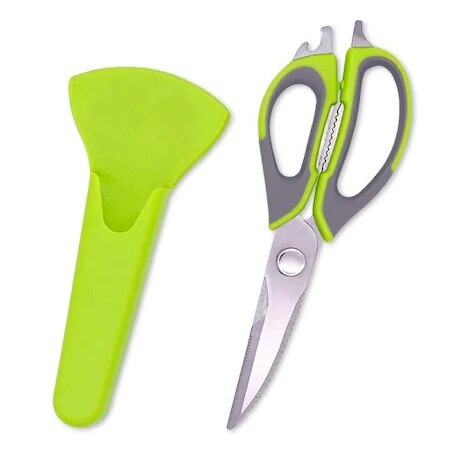 Super Multifunction Cutter Stainless Steel Magnet Kitchen Scissors