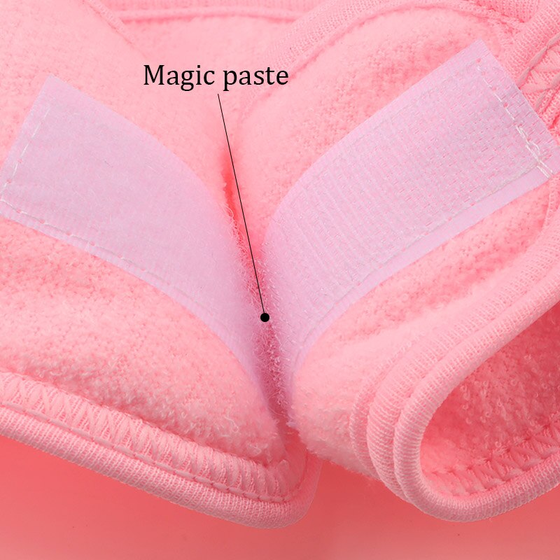 Ögonfransförlängning spa ansikts pannband smink wrap huvud frotté pannband stretch handduk med magic paste makeup hårband