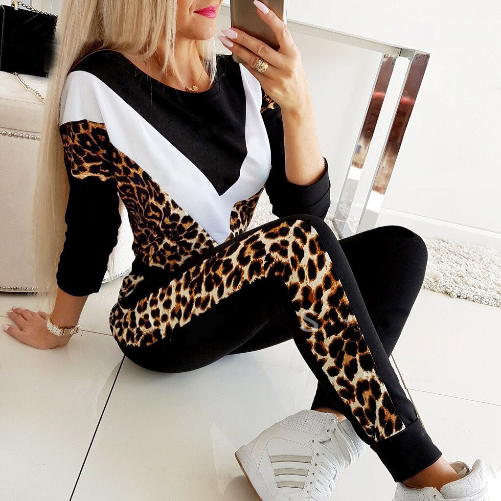 2 Stuks Set Vrouwen Sport Trainingspak Hoodies Sweatshirt Broek Set Jogger Sport Wear Dames Casual Zweet Herfst Streetwear Pak: M / BK