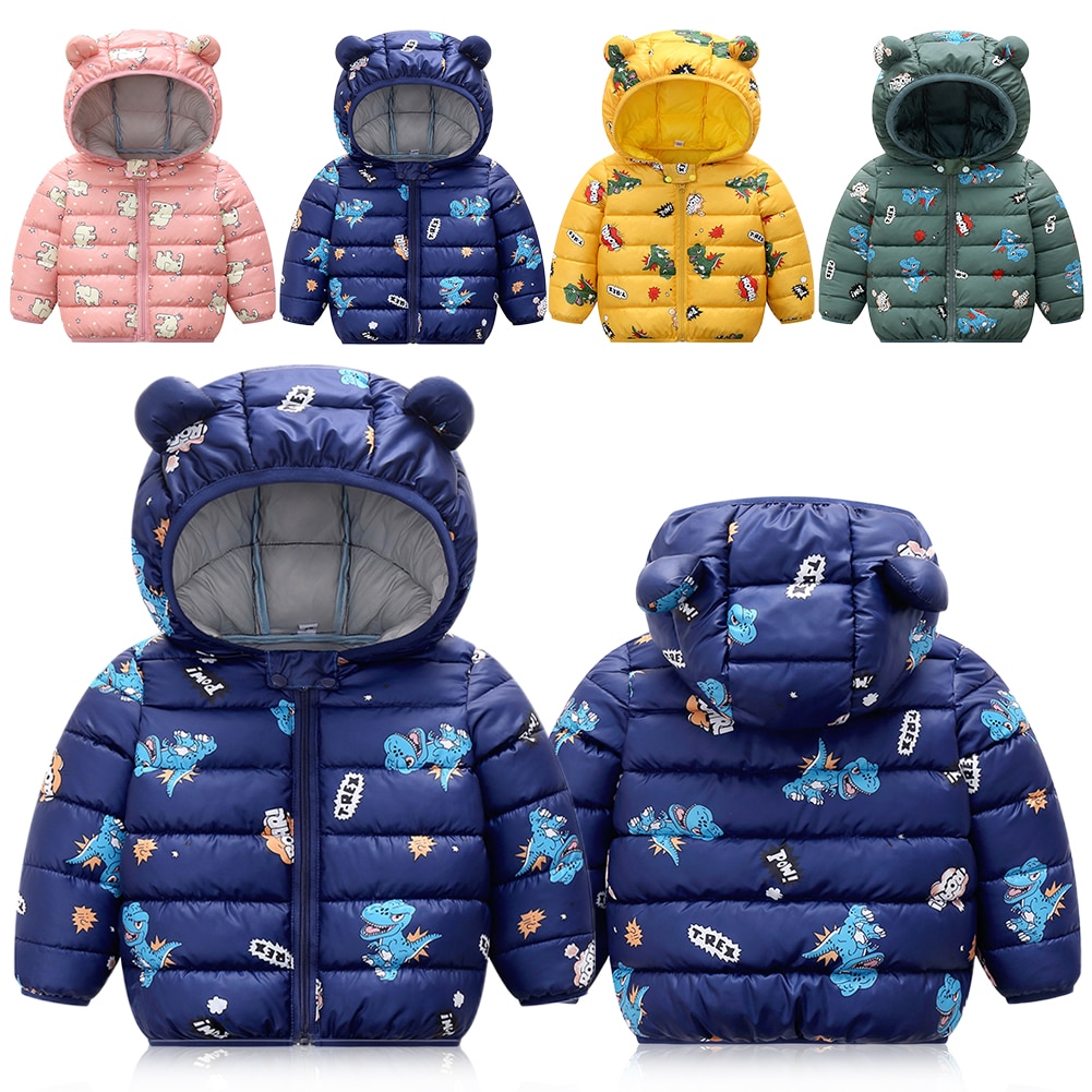 Baby Girls Jacket Autumn Winter Jacket For Girls Coat Kids Warm Hooded Outerwear Children Clothes Infant Girls Coat