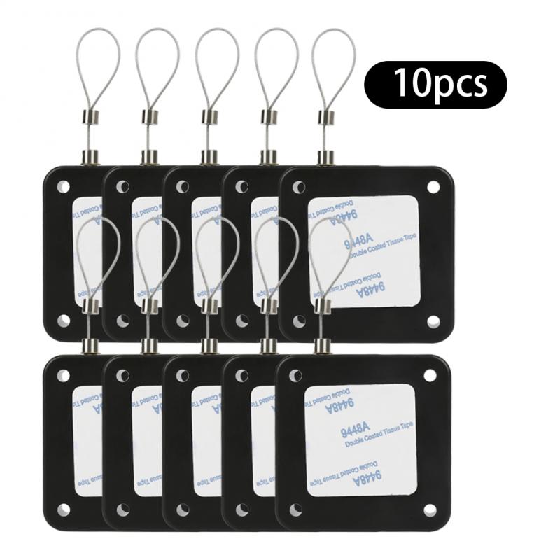 800G Pull Punch-Gratis Automatische Sensor Deur Dichter Verstelbare Opbouw Automatische Sluiting Brandwerende Deurdranger: 10pcs  black