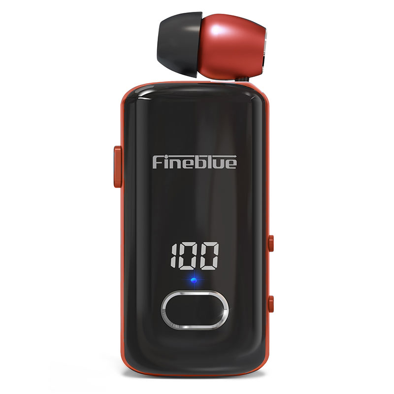Fineblue F580 Draadloze Koptelefoon Bluetooth 5.3 Intrekbare Draagbare Headset Gesprekken Herinneren Trillingen Sport Run Hoofdtelefoon F920 F520: Rood