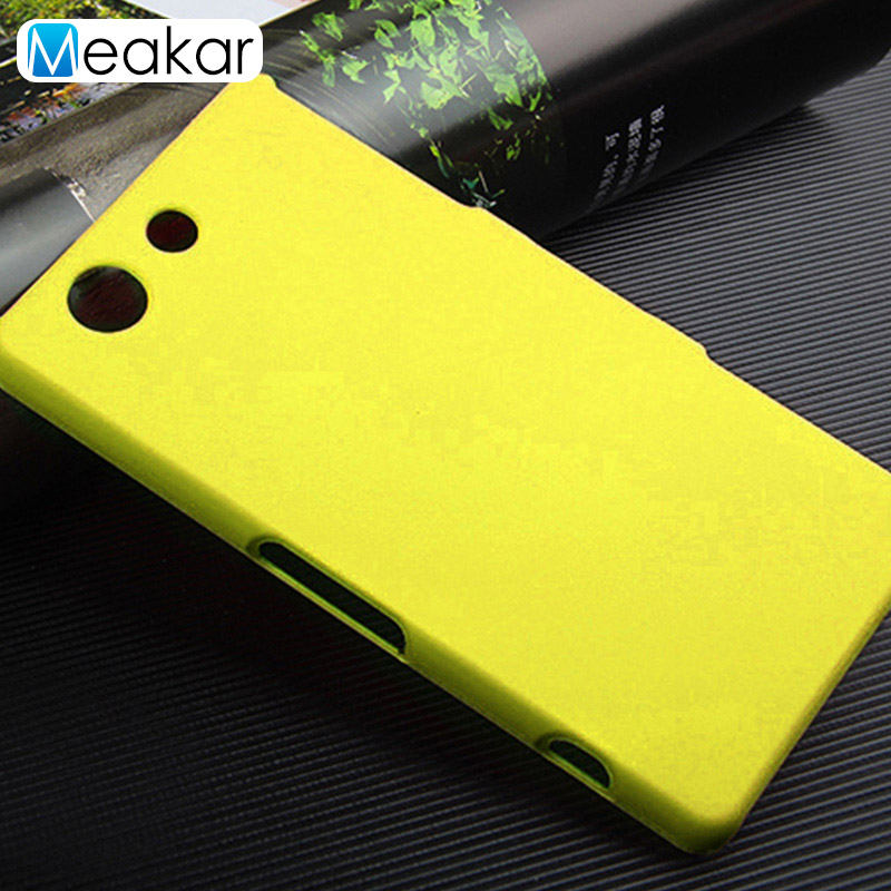 Grind kruimelig Hard Plastic 4.6For Sony Xperia Z3 Compact Case voor Sony Xperia Z3 Compact Z3 Mini Mobiele Telefoon Cover Case: For Z3 Compact / yellow