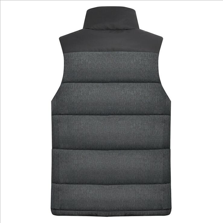 Herbst Winter lässig Westen männer Warmen Dicken Mäntel Jacke und Mäntel Reißverschluss Mehrere taschen Herren Ärmellose Jacke Männer Unten