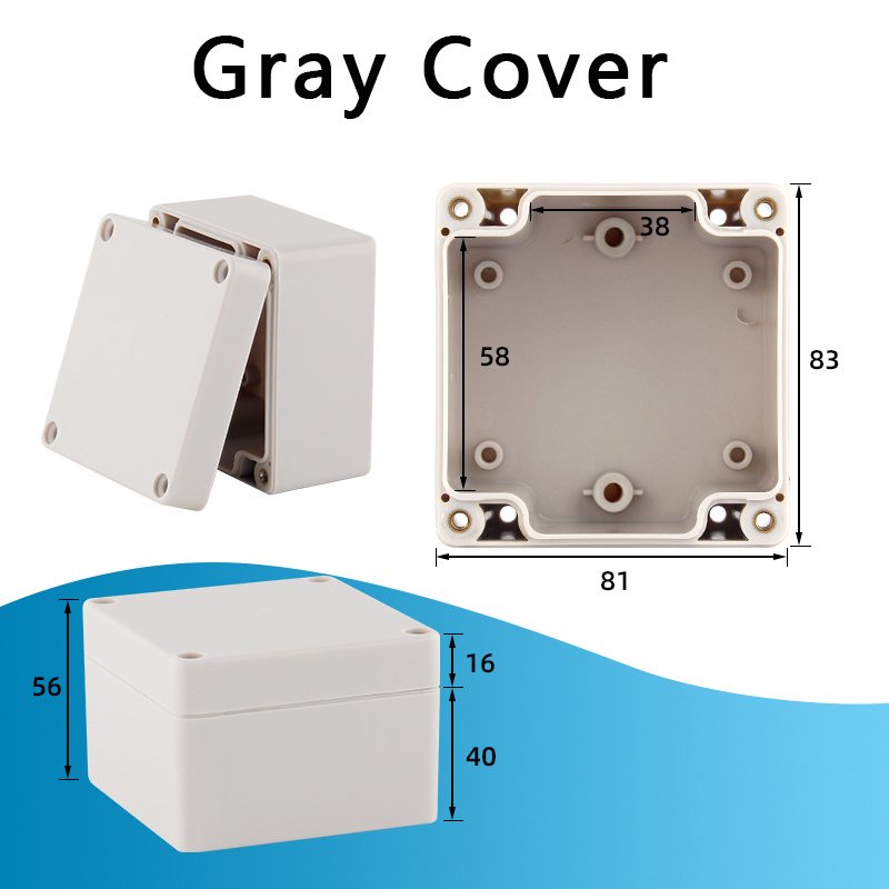 IP67 Waterproof Junction Box F Series Plastic Outdoor ABS Sealed Wiring Junction Enclosure for Electrical Instrument Project: 4XL / Pink