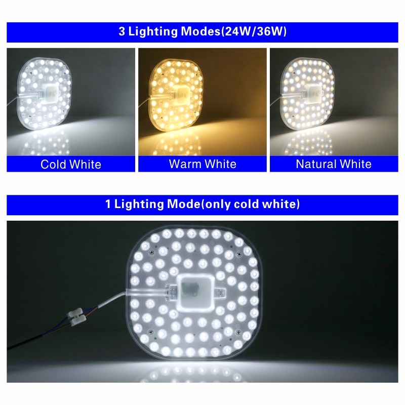 Led Plafond Lampen Module 12W 18W 24W 36W 2835SMD AC220V Led Licht Vervangen Plafond Lichtbron eenvoudige Installatie Indoor Verlichting