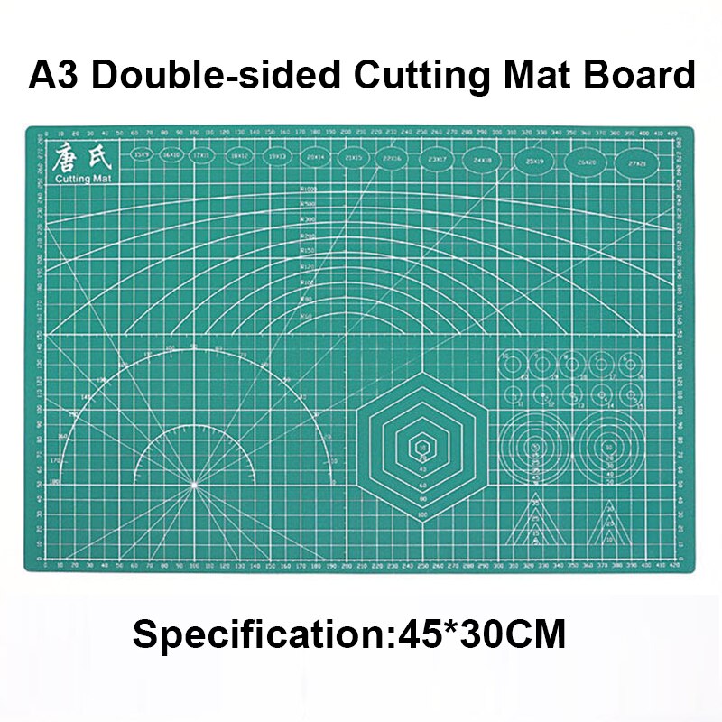 A2 A3 A4 A5 PVC Cutting Mat Pad Patchwork Cut Pad A3 Patchwork Tools Manual DIY Tool Cutting Board Double-sided Self-healing: A3