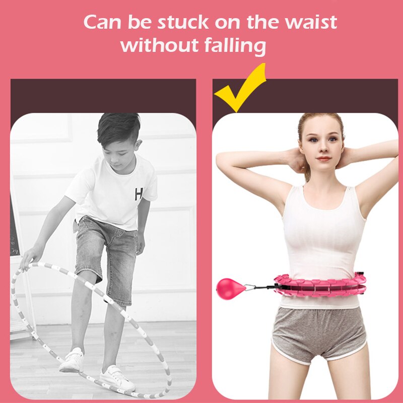 Never Falling Smart Sport Hoops Adult children's Weight loss Yoga Circle Thin Waist Abdominal Exercise Gym Fitness Equipment