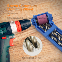 2.0-12.5Mm Draagbare Boor Slijper 1 Set Korund Slijpschijf Bit Tool Twist Boor Slijpen Machine