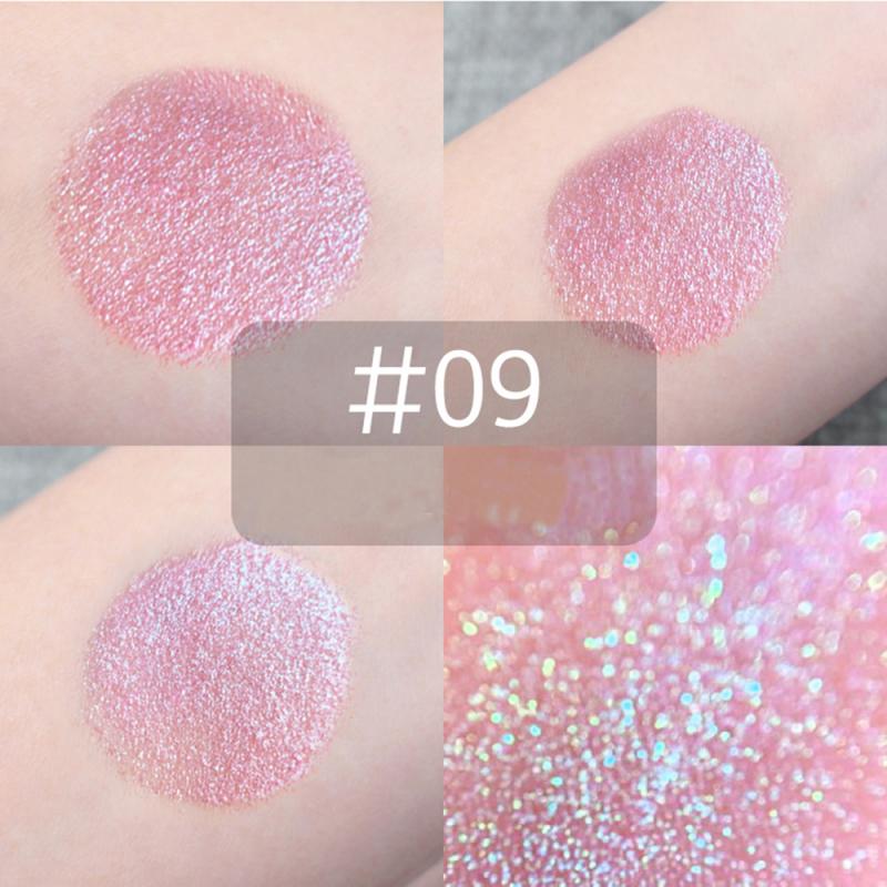 Pärlemorfärgad makeup flytande ögonskugga glitter ögonskugga vattenfast flytande ögonskugga skimmer ögonmakeup slät borsthuvud tslm 1