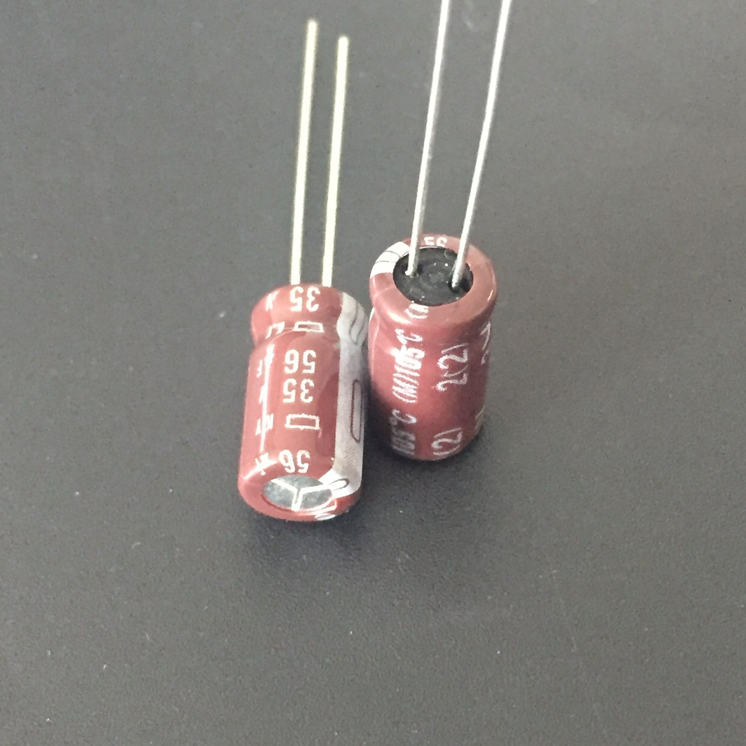 10pcs 56uF 35V NIPPON KY Series 6.3x11.5mm Low ESR 35V56uF Aluminum Electrolytic Capacitor