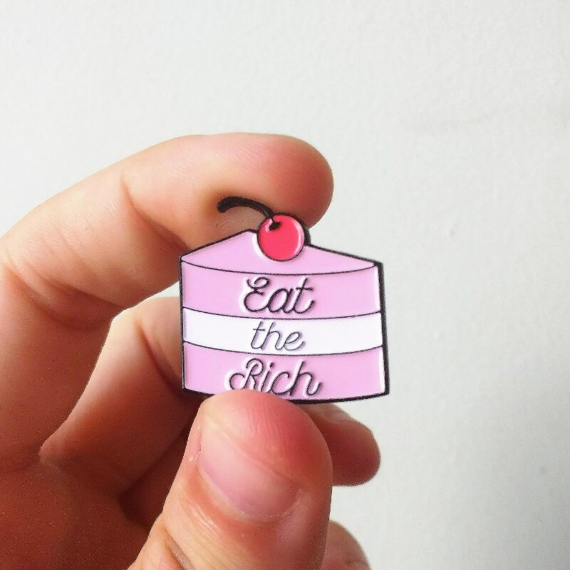 Eten De Rijke Emaille Pin