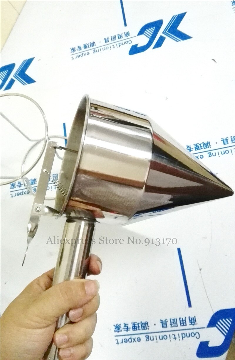 Full Stainless Steel Batter Dispenser Waffle Takoyaki Mixture Distributor With Holder