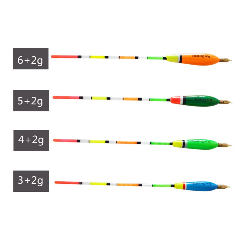 5 Pc Fishing Float With Copper Lead Balsa Wooden Buoy Float Bobber Cork Fishing Floating Drift Vertical Buoy Fishing Accessories