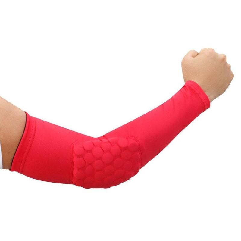 Sport elleboogbeschermer antislip sportveiligheidsaccessoires elleboog- en kniebeschermers honingraat basketbalbeen kniebeschermer ontsteking s-xl