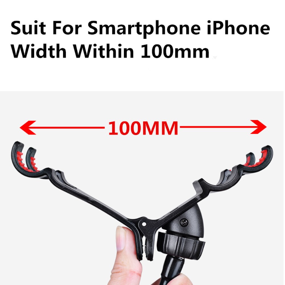 3 en 1 support de Microphone de téléphone avec filtre support de bras Long Flexible 360 degrés ajuster les Kits de support de micro pour Braodcasting