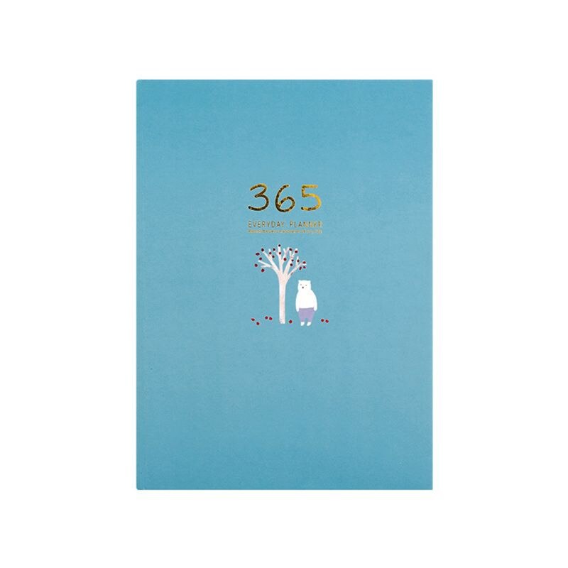 Leuke Briefpapier Notebook 365 Planner Wekelijkse Maandelijkse Dagelijks Dagboek Planner Notebooks Tijdschriften Business Kantoor Schoolbenodigdheden Qyh: Sky Blue