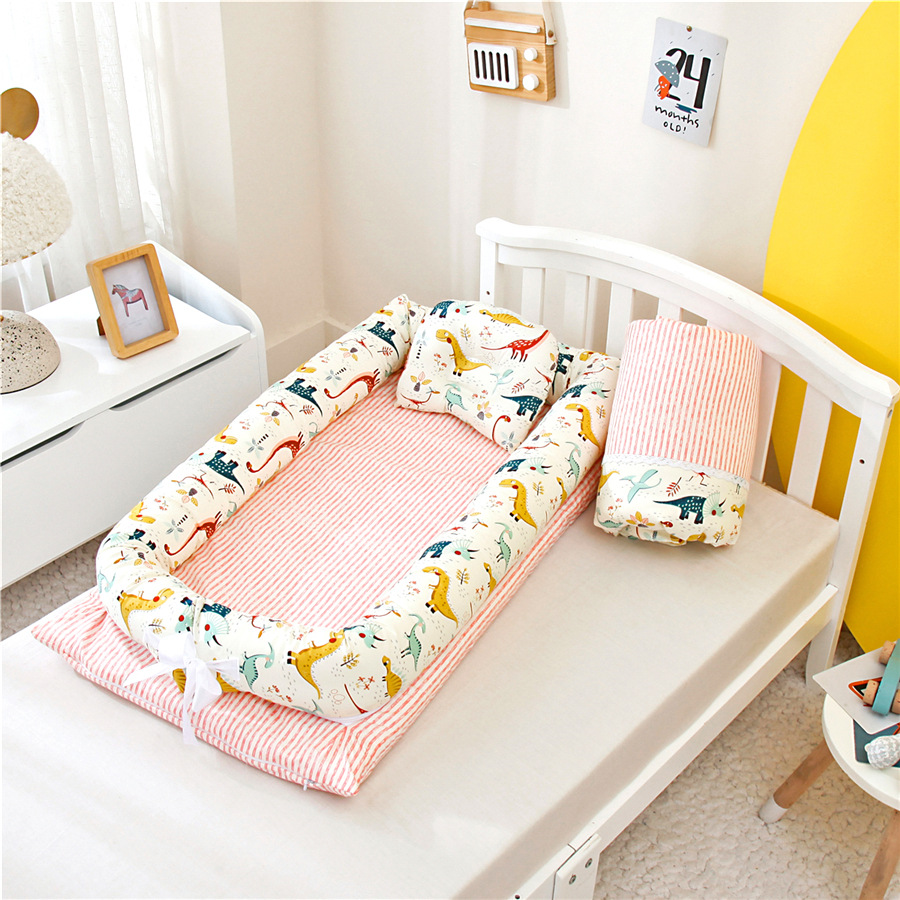 Portable Travel Baby Crib Removable Washable Kids Bed Multifunction Nursling Outdoor Toddler Nest