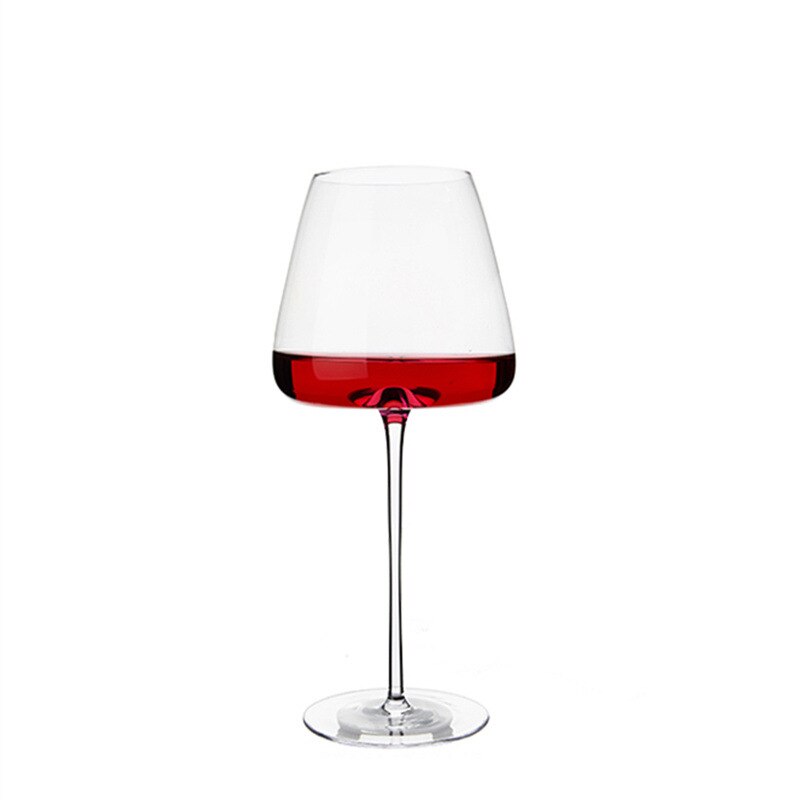 Copa de vino tinto ultrafina, cristal de Borgoña de 650ML/550ML, copa de vino hecha a mano para el hogar, copa de vino de degustación de vientre grande