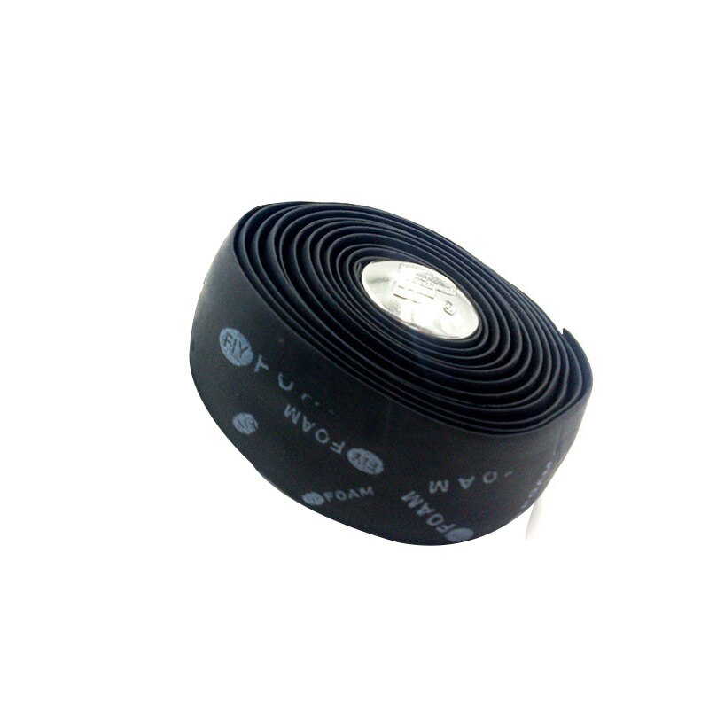 Landevejscykel bar tape sejhed vibrationsdæmpning anti-vibration bøjet styr bar tape håndtag bælte omvikling: Sort