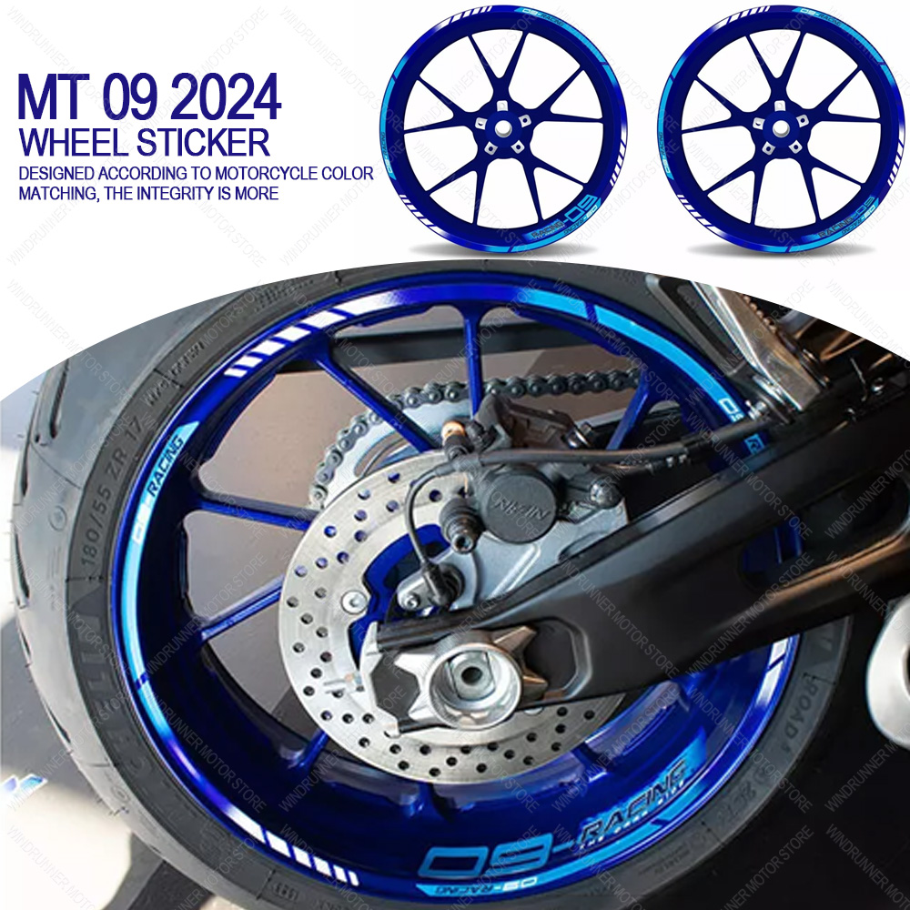 Motorrad zubehör wasserdicht schutz Rad aufkleber epoxidharz schutz aufkleber für MT-09 2024