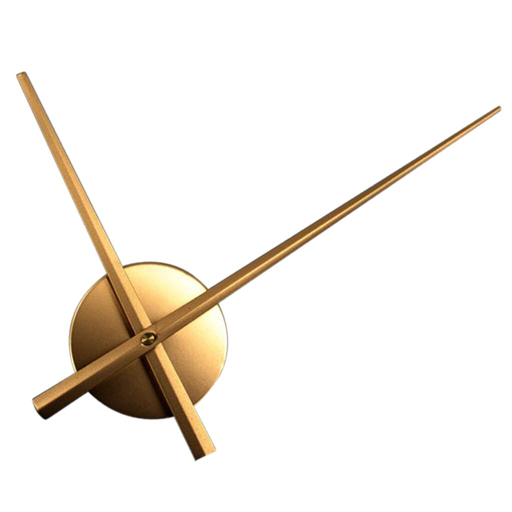 Modern 3D Clock Movement Time Big Clock Hands Needles Wall Clocks for Home House DIY Decorations: Gold