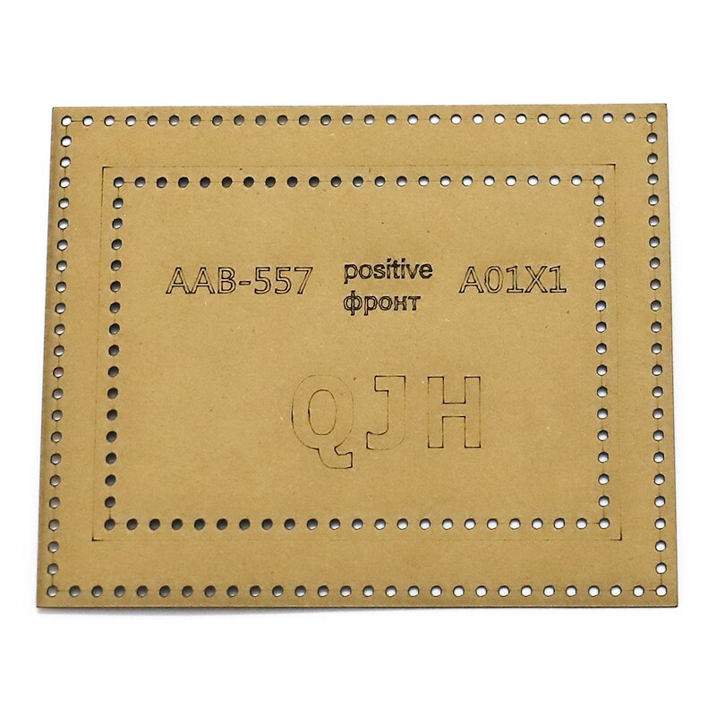 DIY Leather Wallet Kraft Paper Pattern ID Card Bag Kraft Paper Template DIY Handmade Leather Bank Card Bag Sewing Pattern Tool