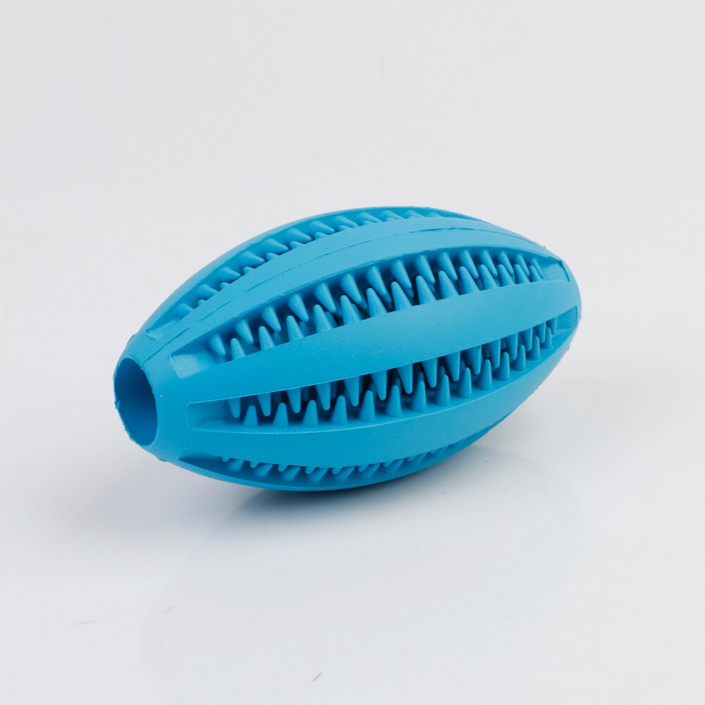 Haustier Hund Spielzeug extra-hart Gummi Ball Spielzeug Interaktive Elastizität Ball Hund Kauen Spielzeug Zahn Reinigung Behandeln Rugby Ball