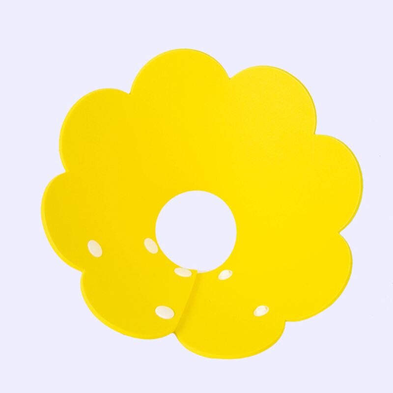 Collier Anti-morsure tournesol pour chat, 1 pièce, protège les morsures, bain, Photo, grand, moyen, collier léger et doux pour animaux de compagnie, petit chien